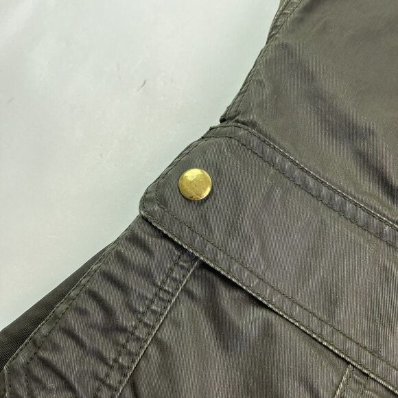 J Crew Downtown Field Chore Jacket XS Mossy Brown Barn Waxed Cotton Preppy - Picture 9 of 16